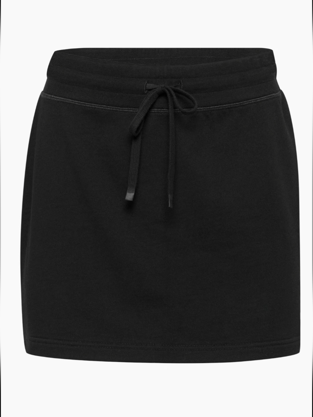 ARITZIA TNA Cozy Black Jogger Skirt size Large